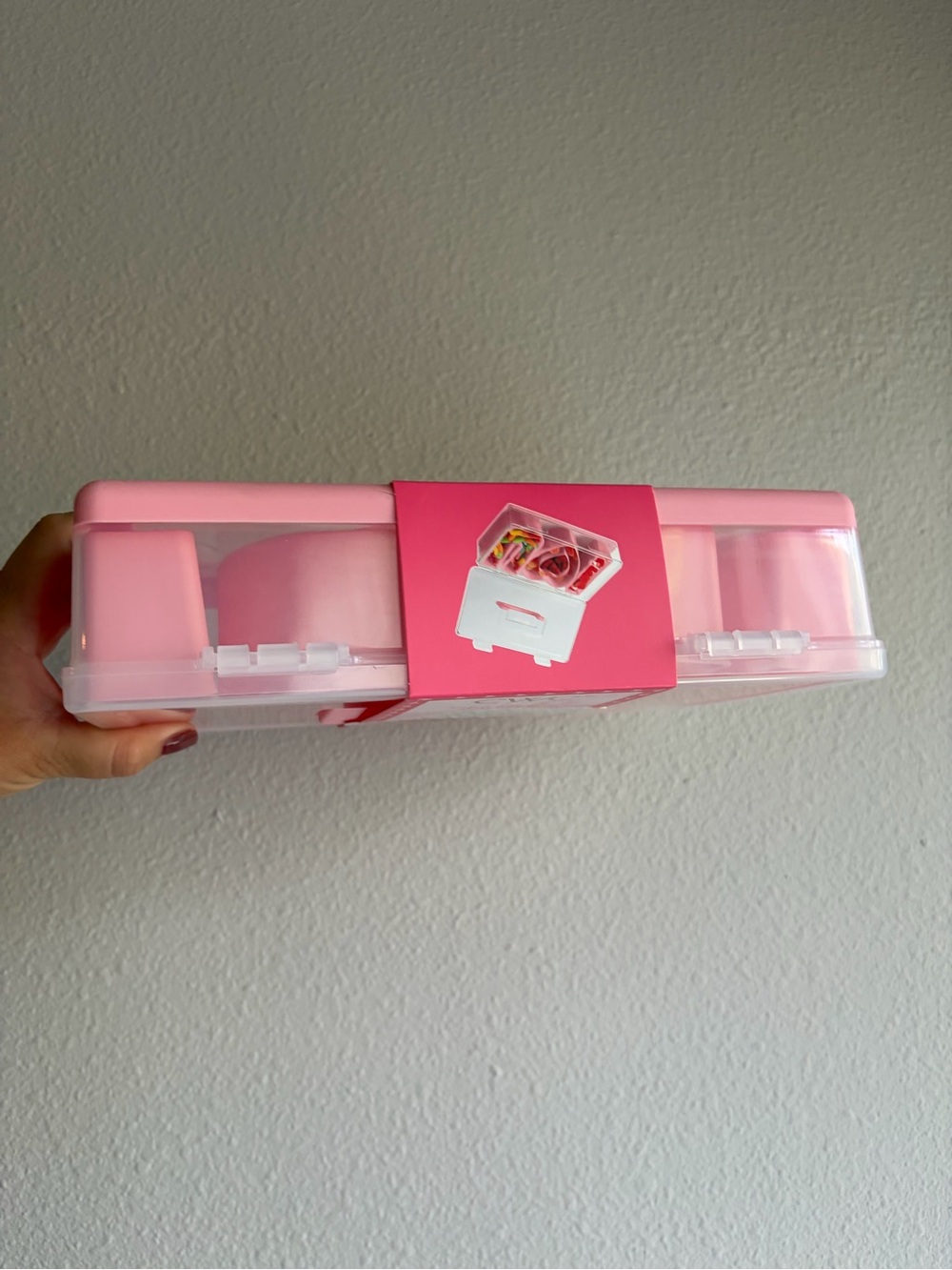 CWC Pink Snackle Box - Divided Food & Snack Storage - Picture 2 of 5